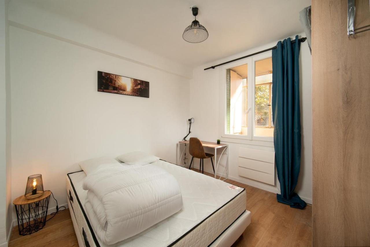 Grand Appartement 3 Chambres Avec Clim Et Balcon 马赛 外观 照片